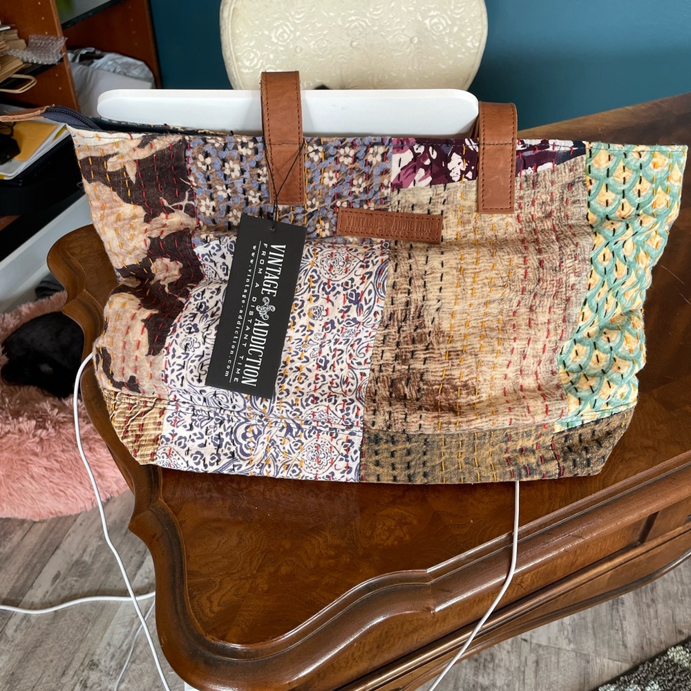 Handwoven silk purse
